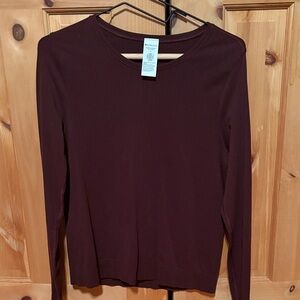 Athleta In-Motion Seamless Top Garnet Women’s Size Medium